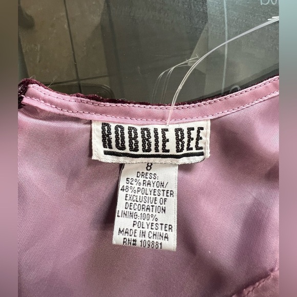 Robbie Bee Purple Sheath Maxi Dress Sleeveless Scoop Neck - Picture 4 of 5